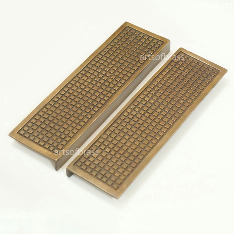 Gagang Pintu/Handle Pintu Rumah Plat Kuningan Model Vintage Classic/Handle Pintu Kuningan Klasik