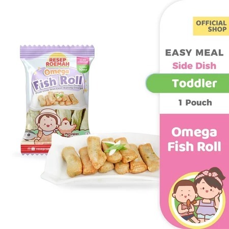 

Omega Fish Roll kemasan kecil / Otak-otak Ikan Ekor Kuning Omega / Toddler