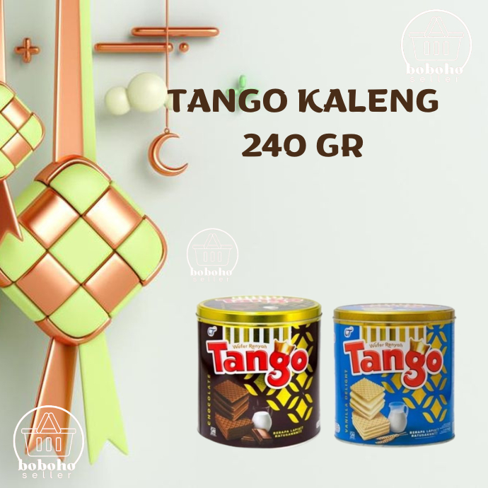 

Tango Wafer Kaleng 300 Gr Coklat & Vanila Expired Date Lama