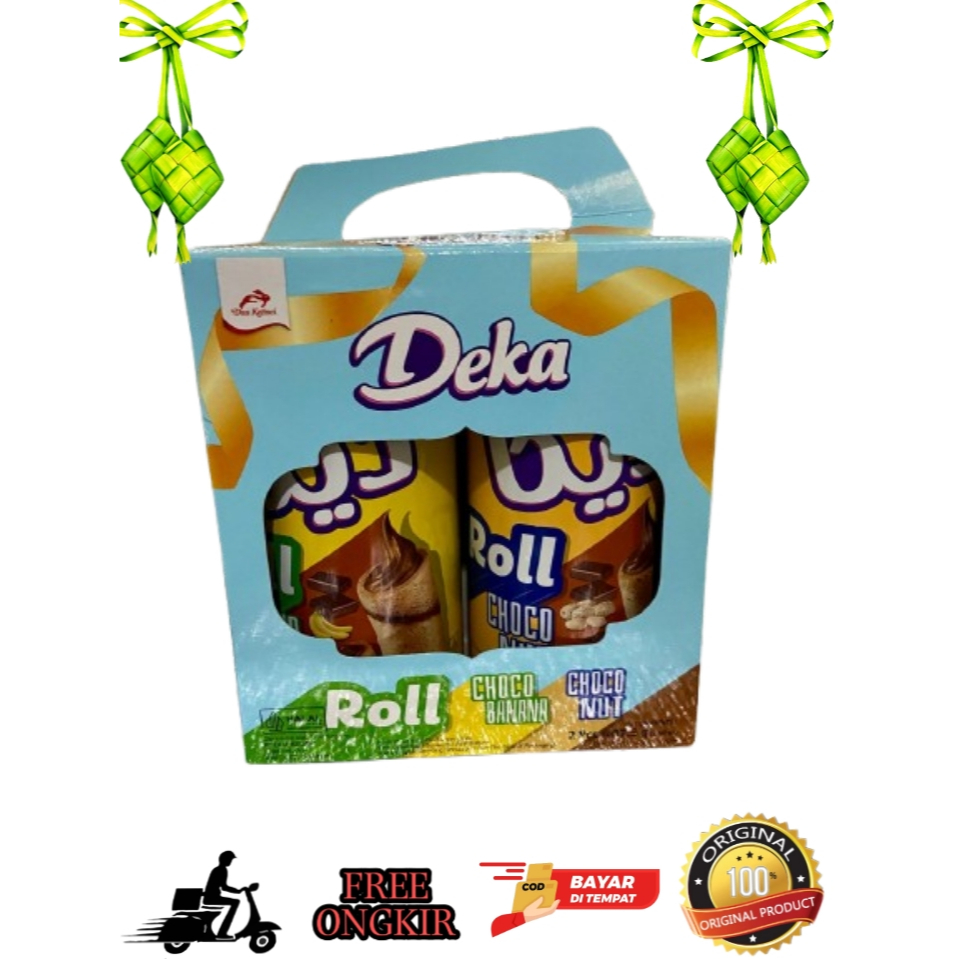 

GIFTPACK DEKA WAFER ROLL ISI 2 MAKANAN RINNGAN SNACK HAMPERS IDUL FITRI PAKET HEMAT PARCEL LEBARAN MURAH