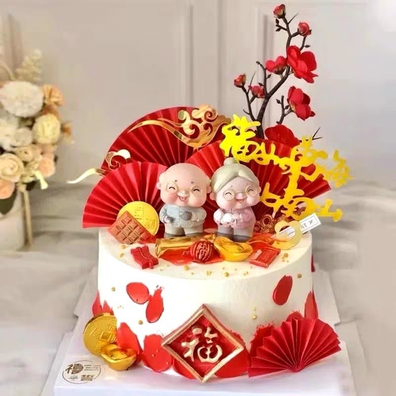 {BG} CAKE TOPPER GRANDPA GRANDMA / TOPPER KUE KAKEK NENEK  / TOPPER CAKE GRANDPA GRANDMA TOPPER KUE 