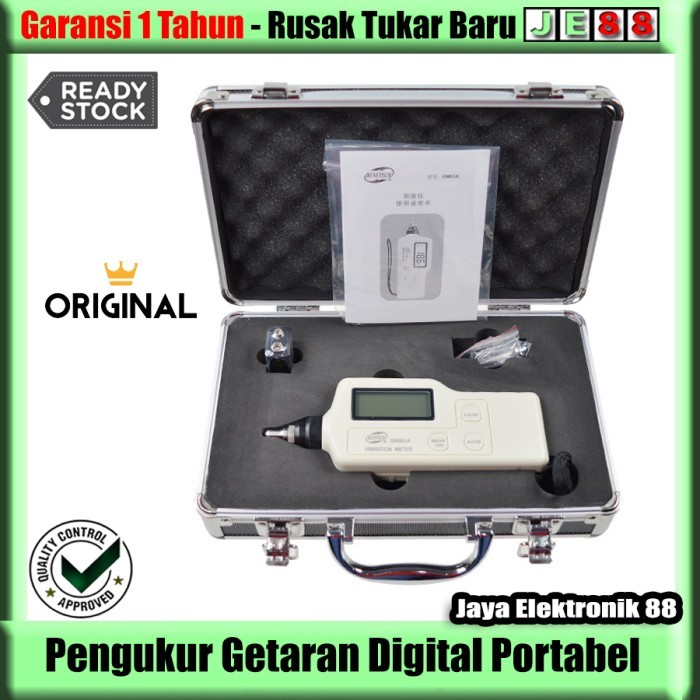 Vibration Meter Benetech GM63A - Alat Ukur Getaran