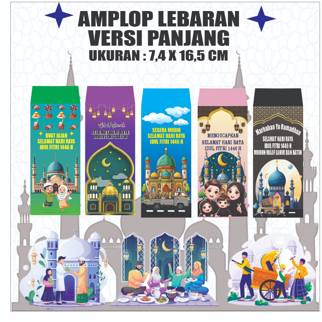 

AMPLOP LEBARAN PANJANG /TAMPLIET