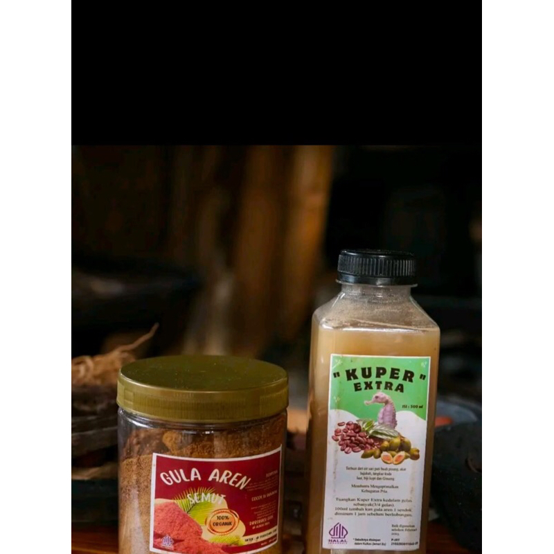

kuper extra 500 ml + gula aren semut