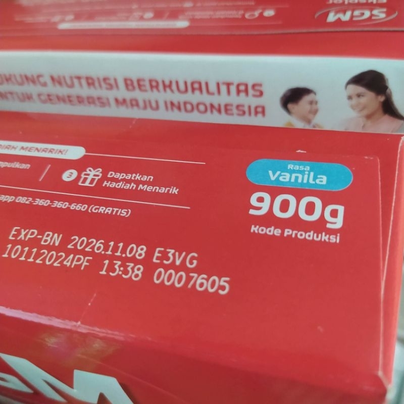 

susu sgm 3+ rasa vanilla