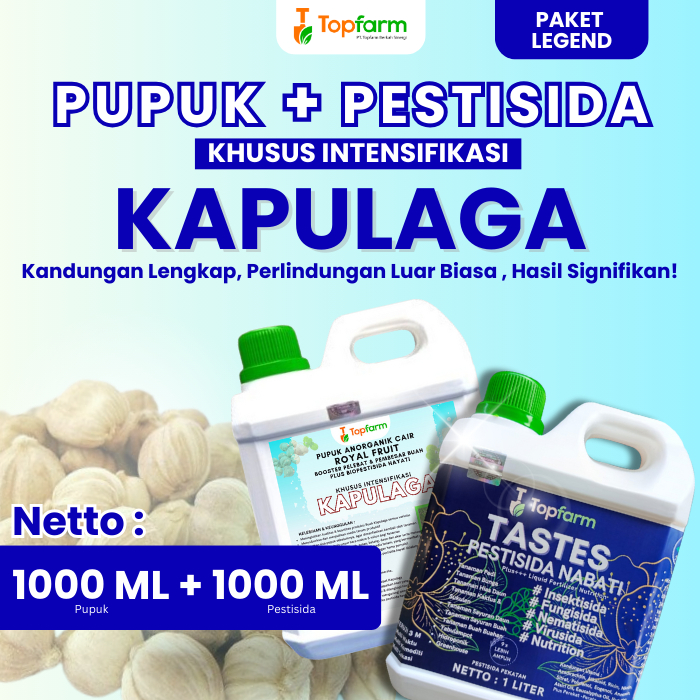 Pupuk Topfarm / Pupuk Kapulaga Terbaik / Pupuk Super Lebat Buah Kapulaga / Pupuk Super Kapulaga / Pu