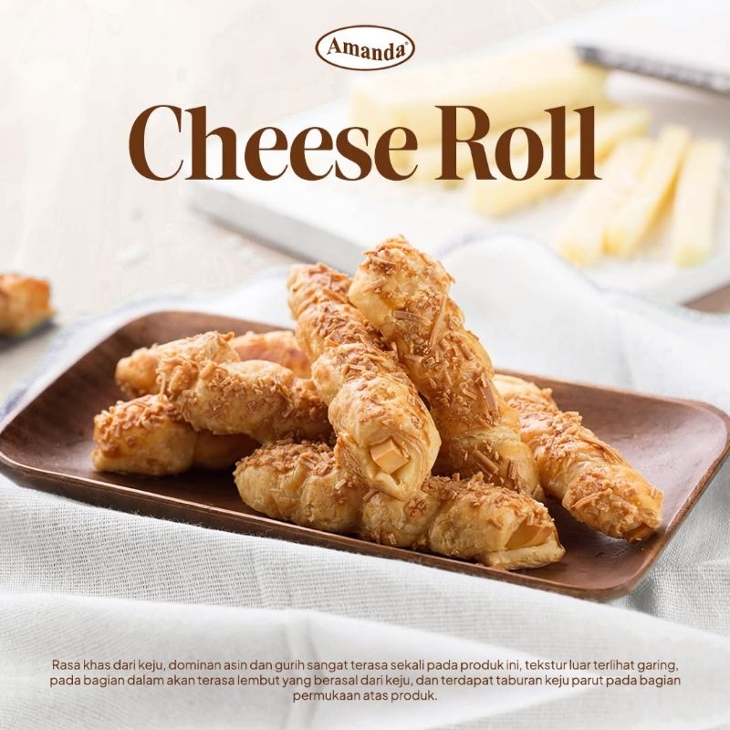 

Cheese Roll Amanda 250 Gram