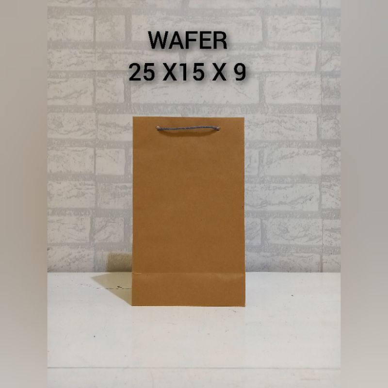 

Paperbag coklat polos 25 x 15 x 9