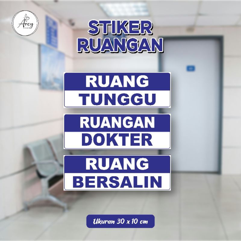 

Stiker Ruang Apoteker Ruang Tunggu Kasir