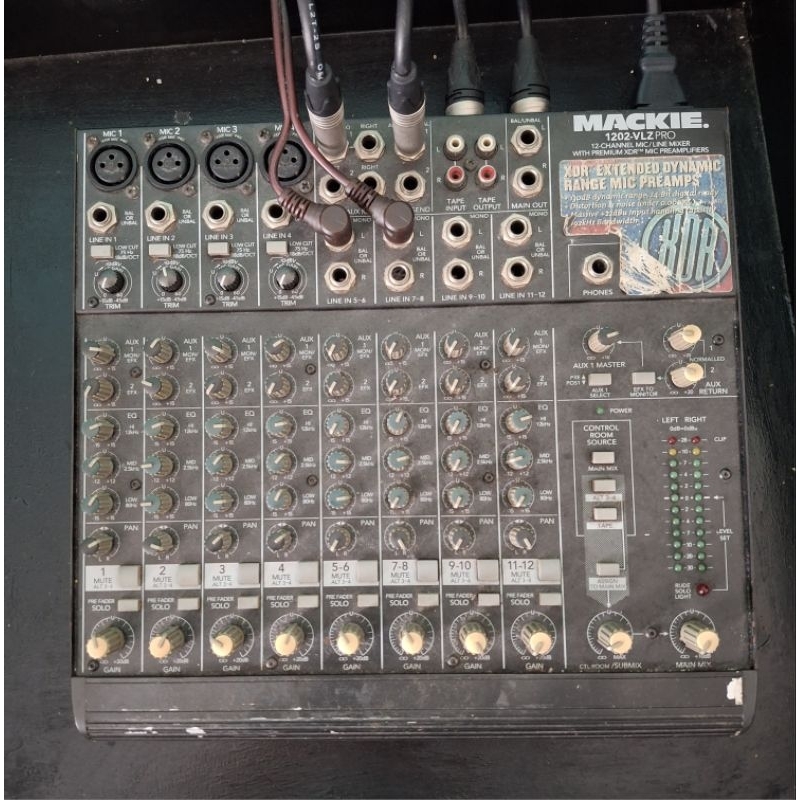 mixer mackie 1202-vlz pro original usa suara mantap