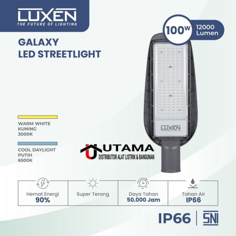 Luxen Lampu Jalan LED PJU Galaxy 100 watt