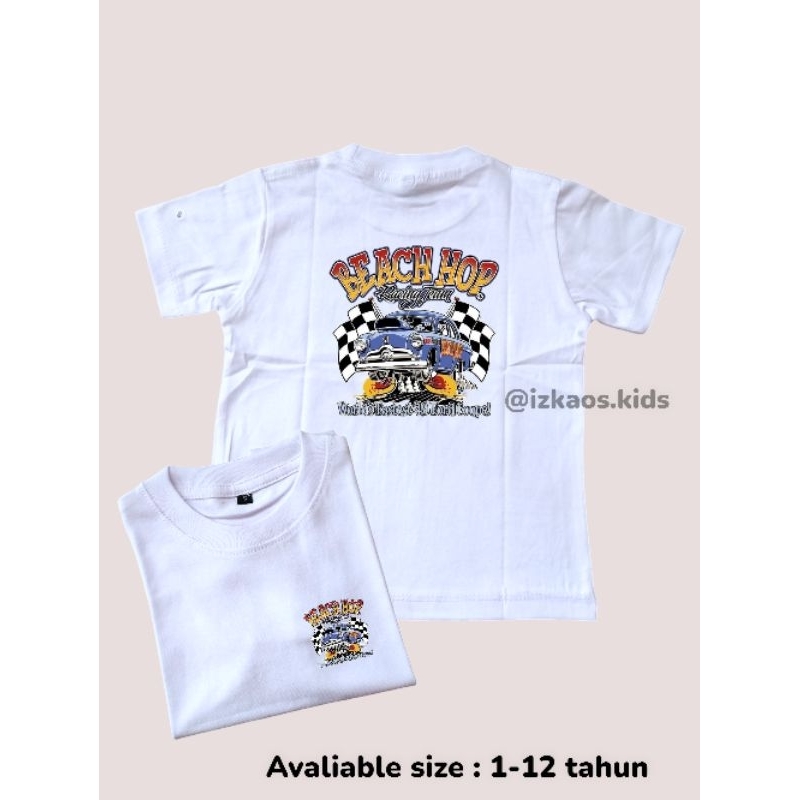 kaos anak laki laki usia 1-12 tahun baju anak laki laki motif mobil beachop | kaos anak | kaos anak 