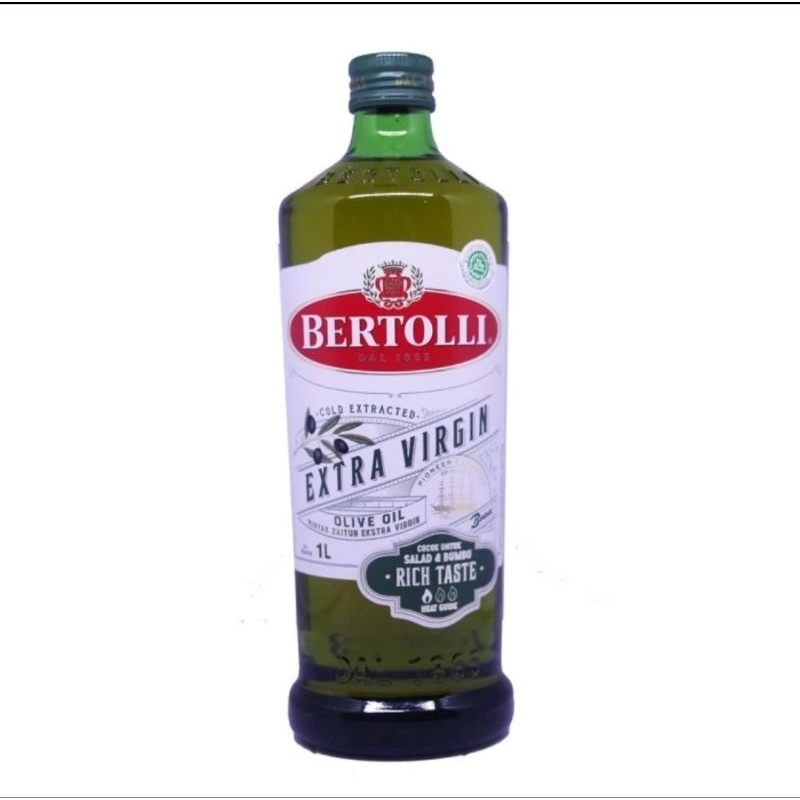 

Bertolli olive oil extra virgin - minyak zaitun 1 liter