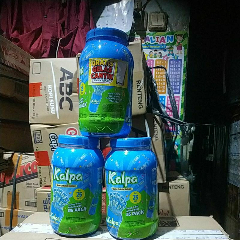 

kalpa toples wafer coklat kelapa mayora roma