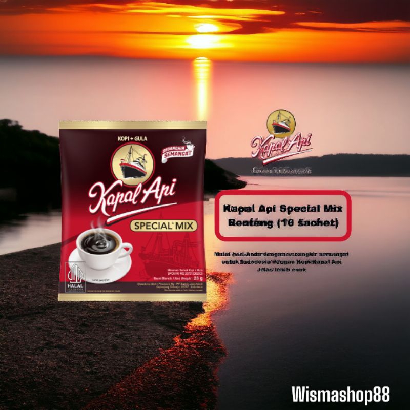 

KAPAL API SPECIAL MIX 23 GRAM 1 RENTENG ISI 10 PCS / KOPI KAPAL API