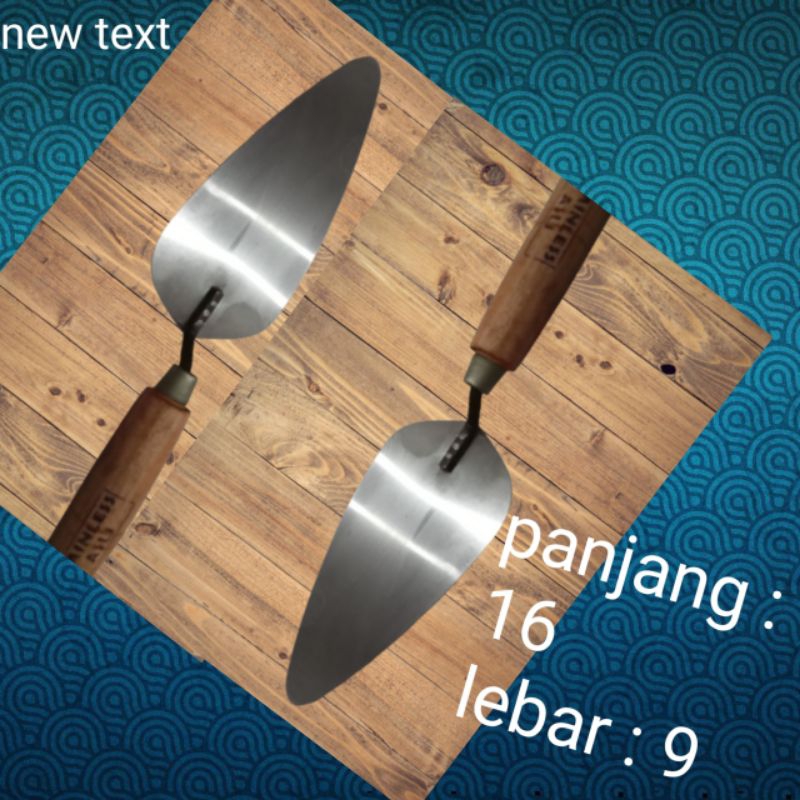 cetok semen/sendok semen/cetok Galur bahan stainless