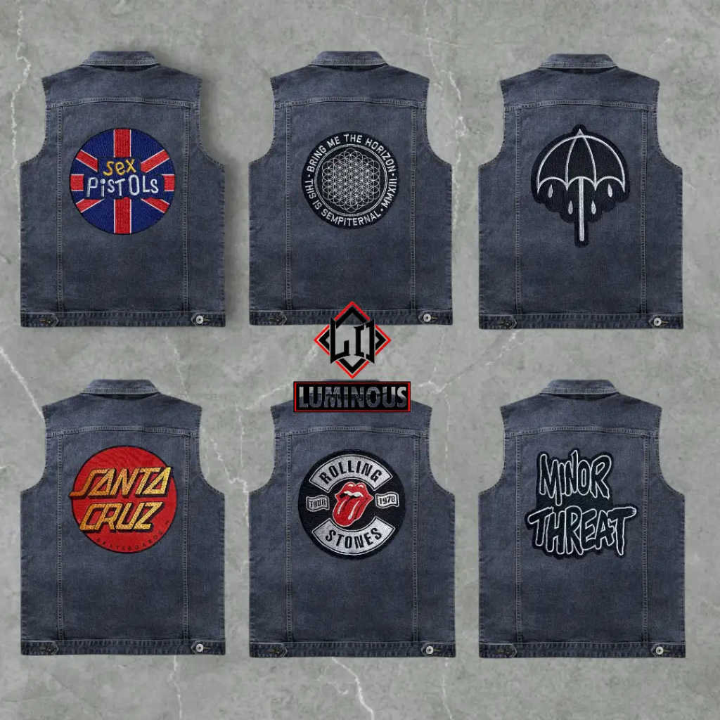 Emblem bordir patch bordir ukuran besar tempelan jahit aksesoris fashion best quality