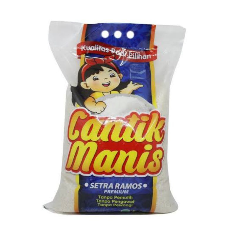 

BERAS CANTIK MANIS SETRA RAMOS 5 KG, BERAS PREMIUM