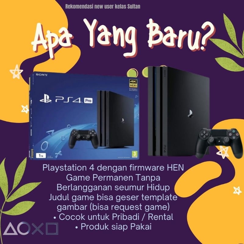 PLAYSTATION PS4 PRO|PS4 PRO 4K HEN