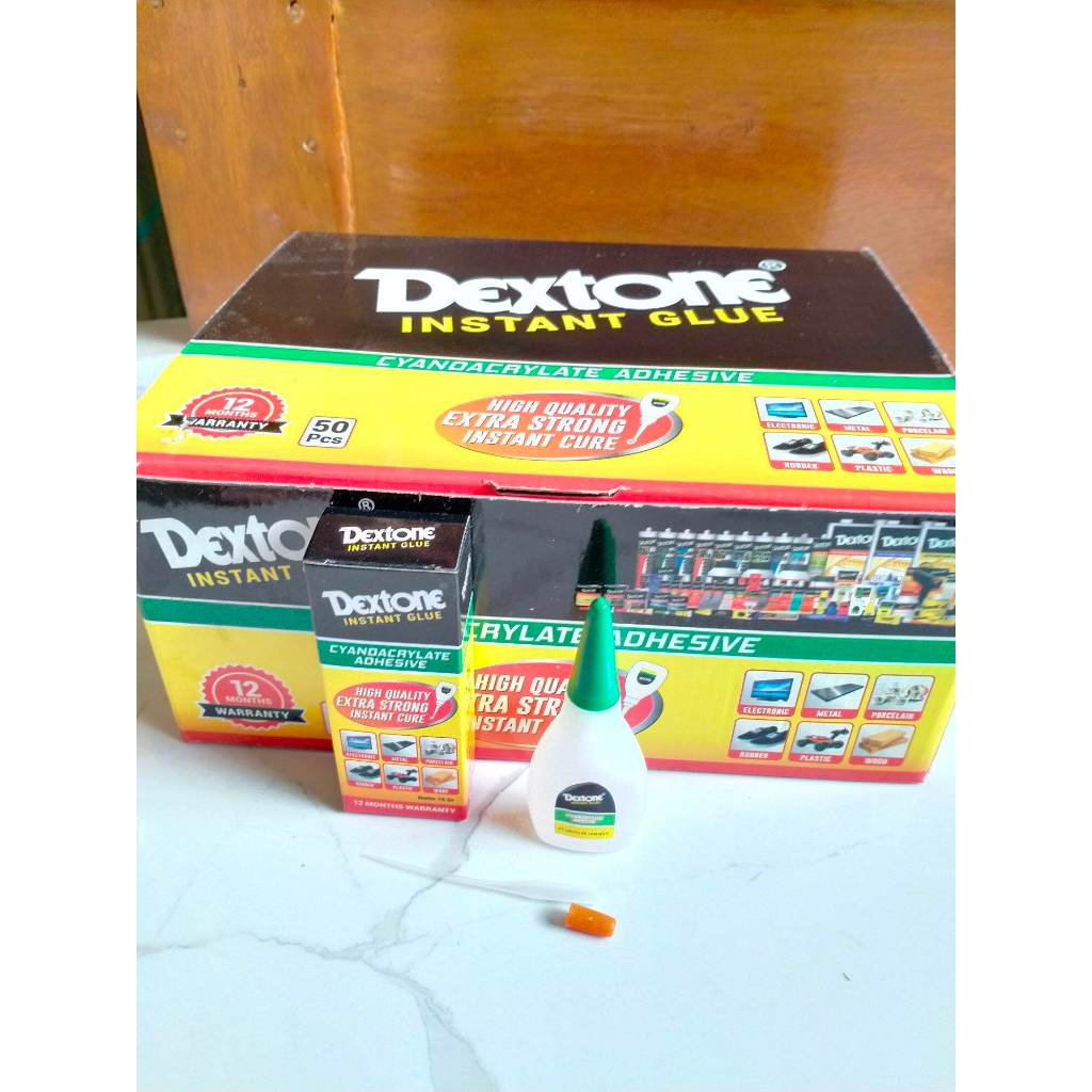 

Dextone Lem cair / lem Korea / cyanoarylate Glue