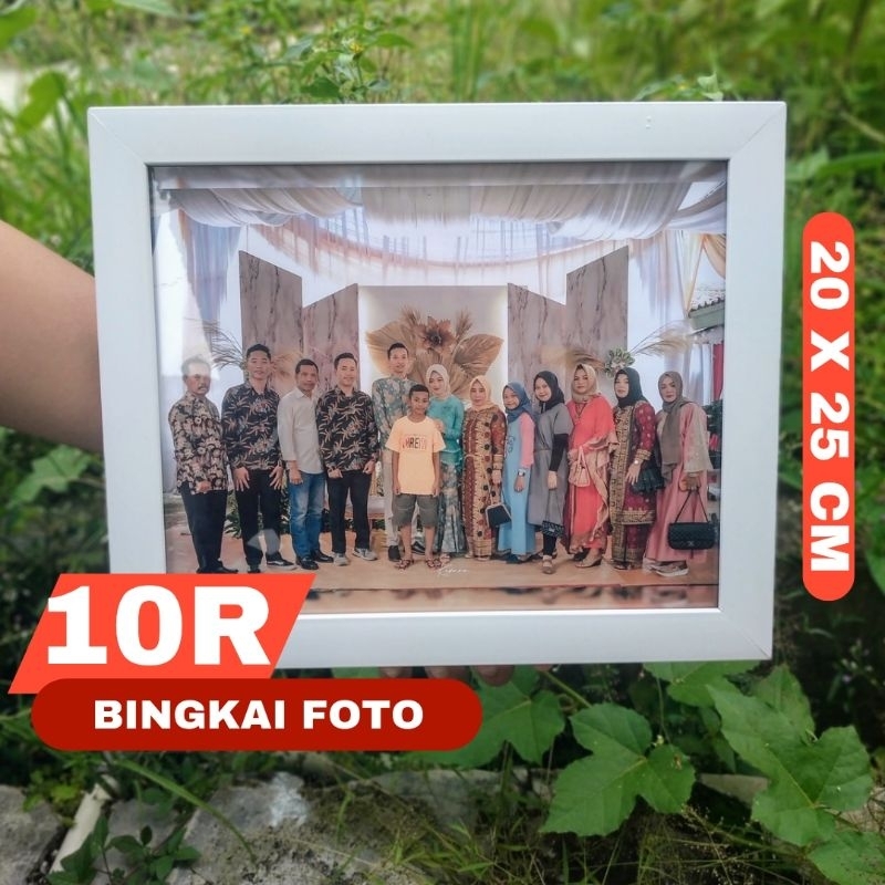 PROMO BINGKAI FOTO 10R (20X25) | FRAME PIGURA 10R MINIMALIS PUTIH