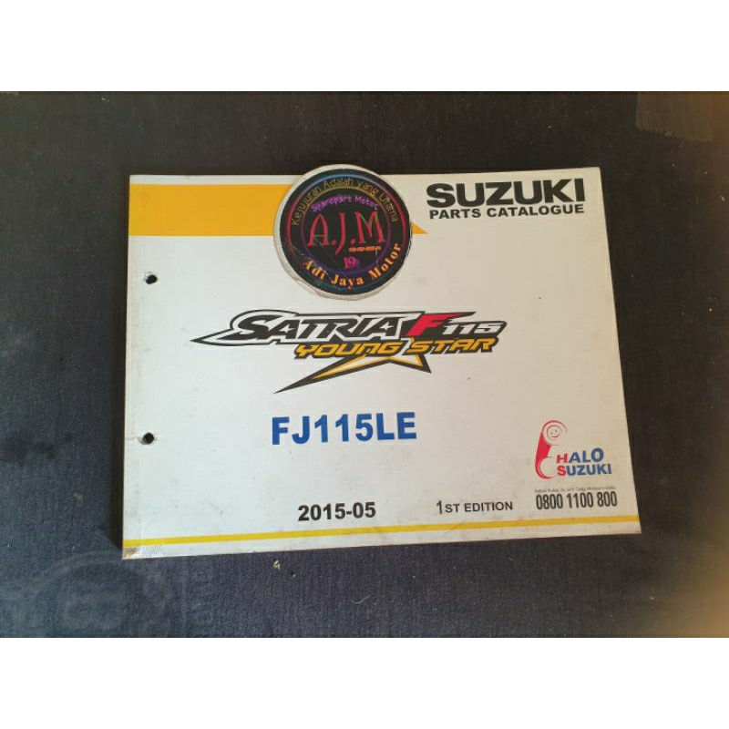 Buku Part Katalog Catalog Copian Suzuki Satria FU115 Young Star