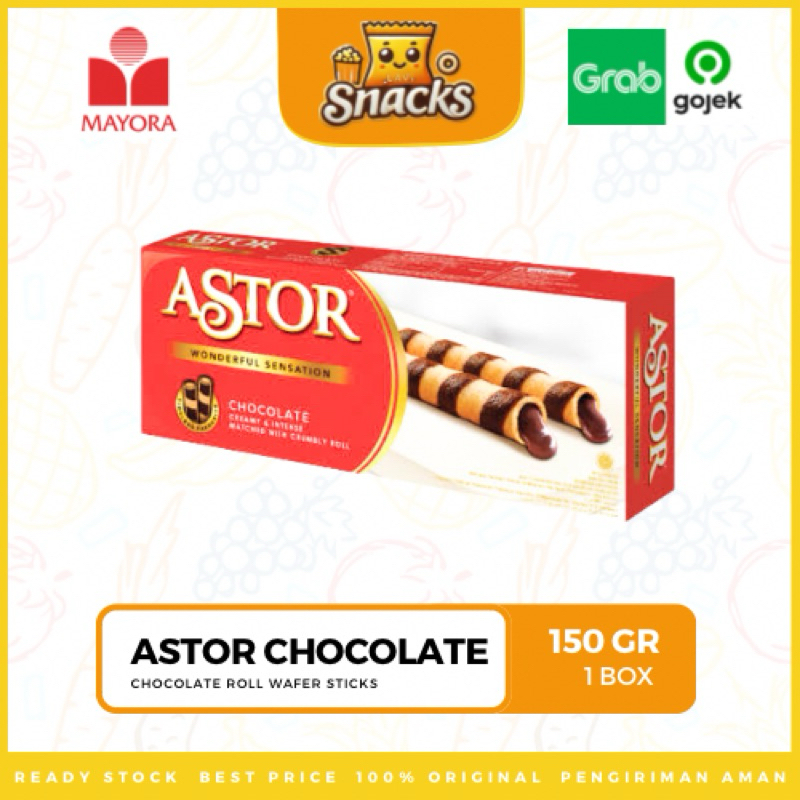 

Lav.Snacks︱Astor Waffer Chocolate Waffer Roll 150GR - 1 BOX