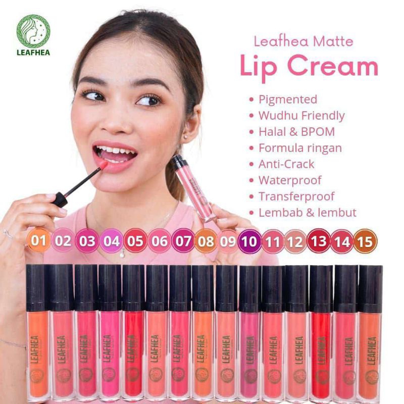 ❤️ZAYRA❤️leafhea superlight matte lip cream 4g dapat 2 pcs | lipmatte | lipstik lembut tahan lama pe