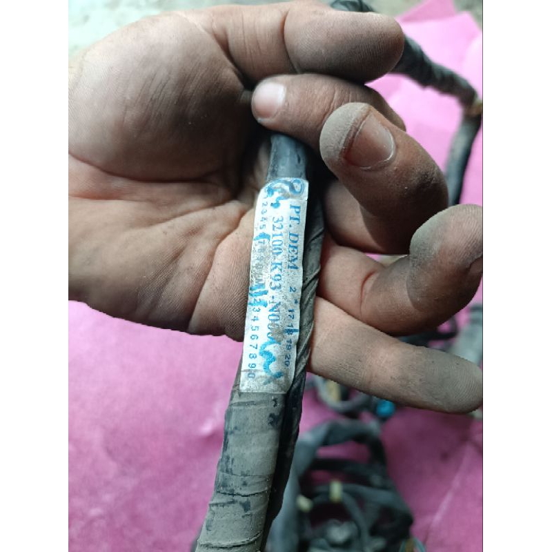 Fullset Full Set,Kabel body wire hernes Scoopy Donat (K-93) Ring 12 Tahun 2017-2019 Original Lepasan