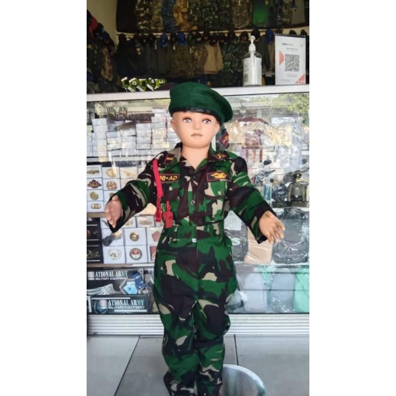 BAJU PDL  TNI ANAK  ANAK