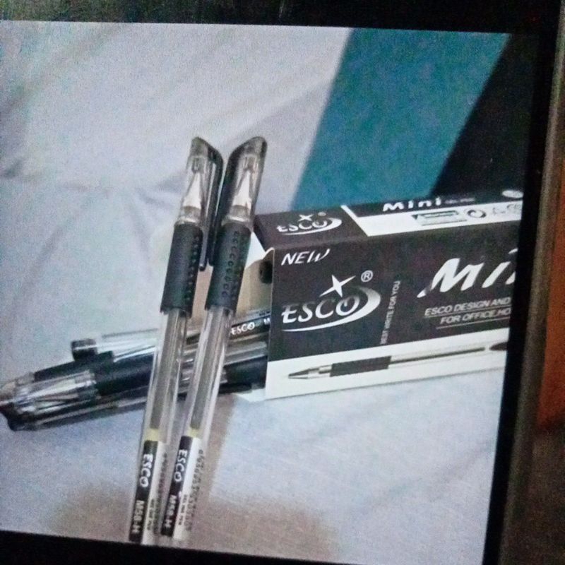 

promo pulpen esco mini isi 12pcs