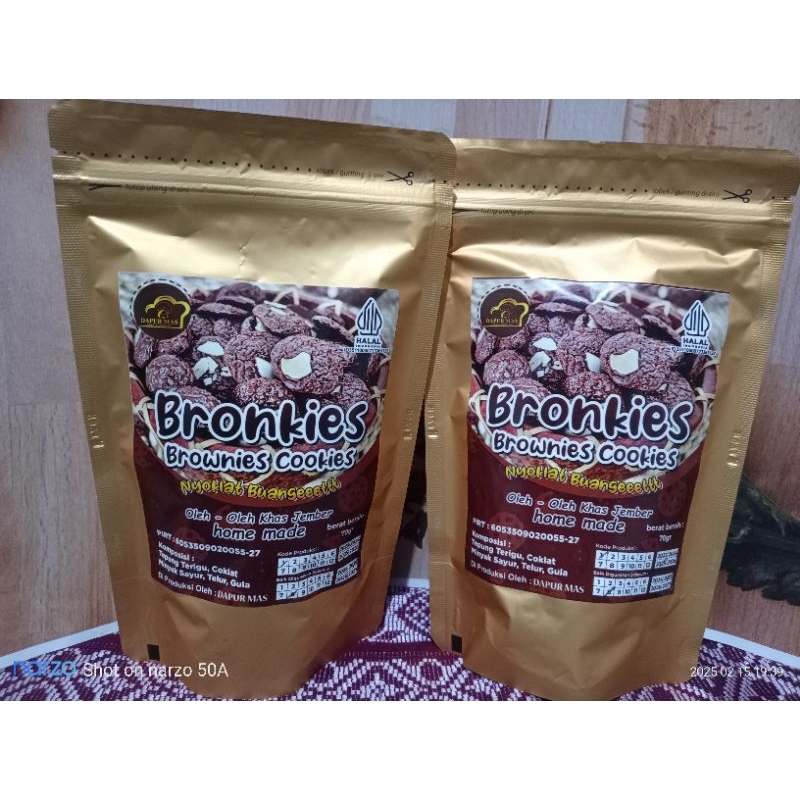 

Bronkies (Brownies Cookies) 70gr