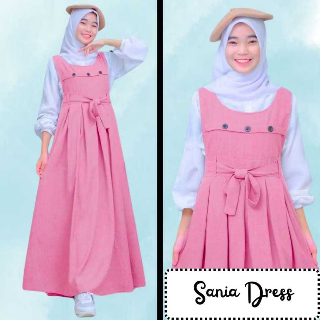 Baju Gamis Muslim Anak Tanggung Remaja Abg Murah kekinian Usia 12 13 14 15 16 Tahun Terbaru Murah Po