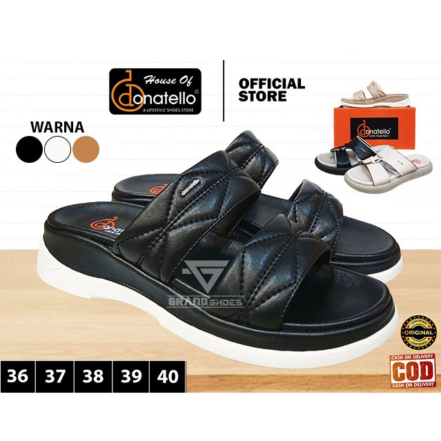 DONATELLO sandal wanita sol tebal ringan anti slip casual perempuan Original