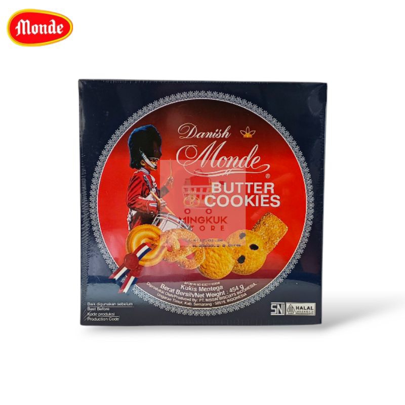 

Danish Monde Butter Cookies 454gr - Monde Butter Cookies Kaleng 454 gr