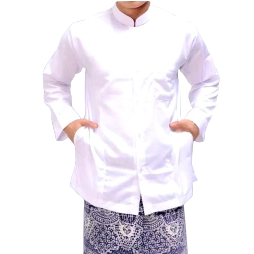 Baju Muslim Koko Kokoh Habib Haibah Habib Polos Saku samping