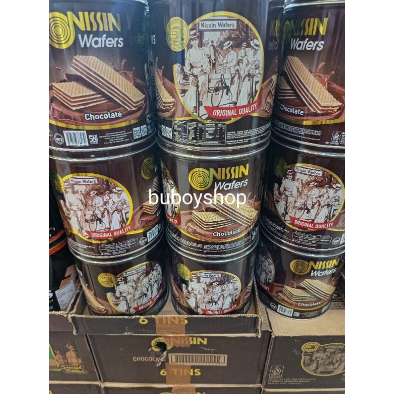 

[ DUS / 6 KALENG ] NISSIN Wafer Cokelat Kaleng 570gr