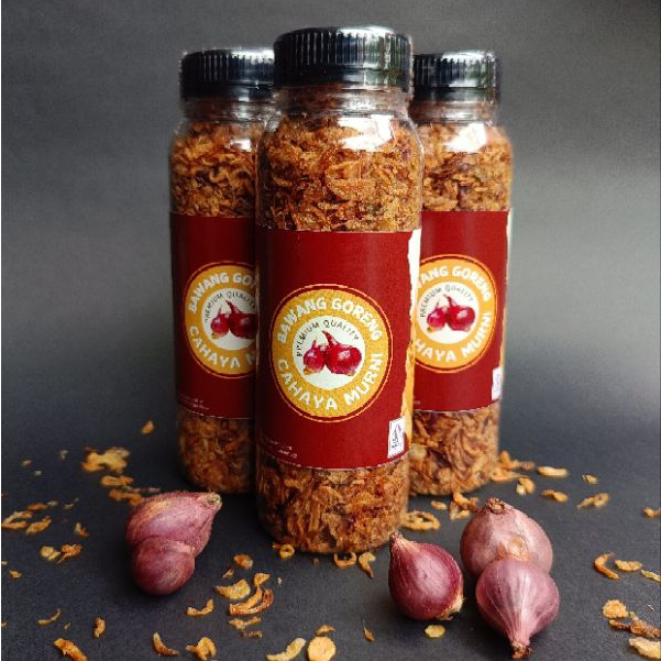 

[PREMIUM] BAWANG MERAH GORENG MURNI TANPA TEPUNG 250 ml - KEMASAN BOTOL KALE