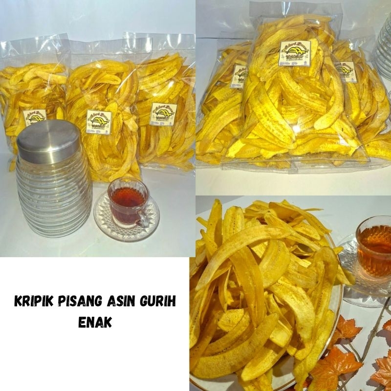 

kripik pisang asin gurih / renyah/200 gram/kripik pisang nangka