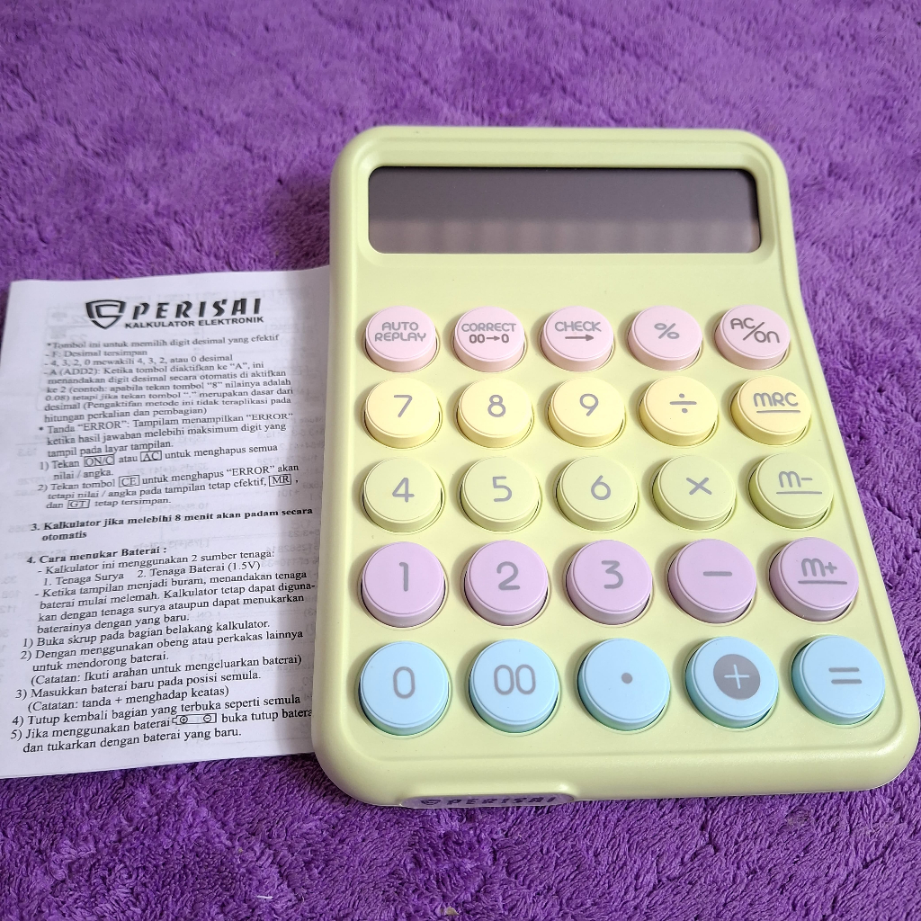 

Calculator / Kalkulator Perisai Pe-822 mAX