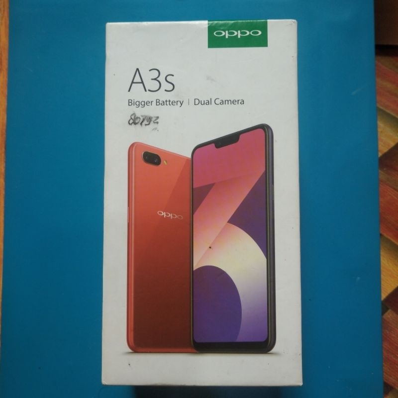 Box/Kotak Oppo A3s Original Copotan/ORI Bawaan HP