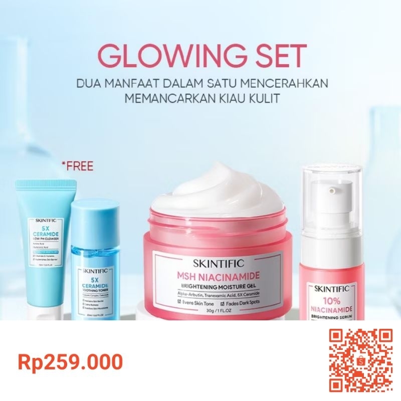 SKINTIFIC PAKET GLOWING SET