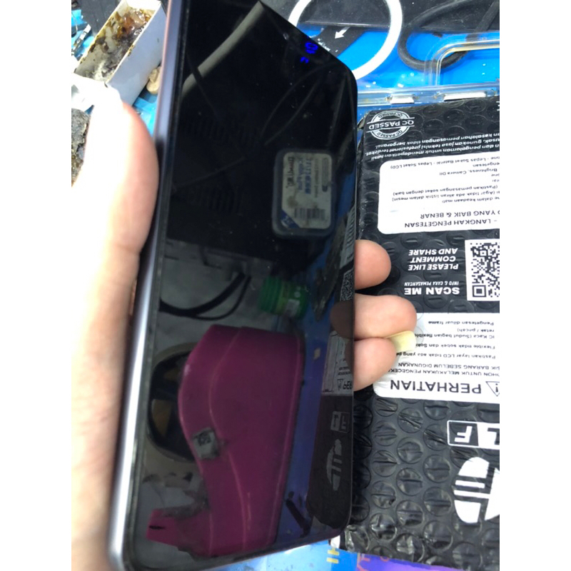 LCD S21 FE ORI COPOTAN, MINUS GARIS 1 tipis