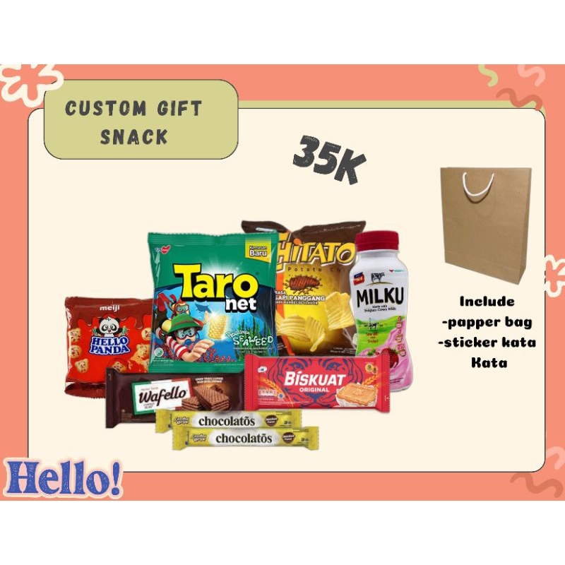 

SNACK PARCEL GIFT custum