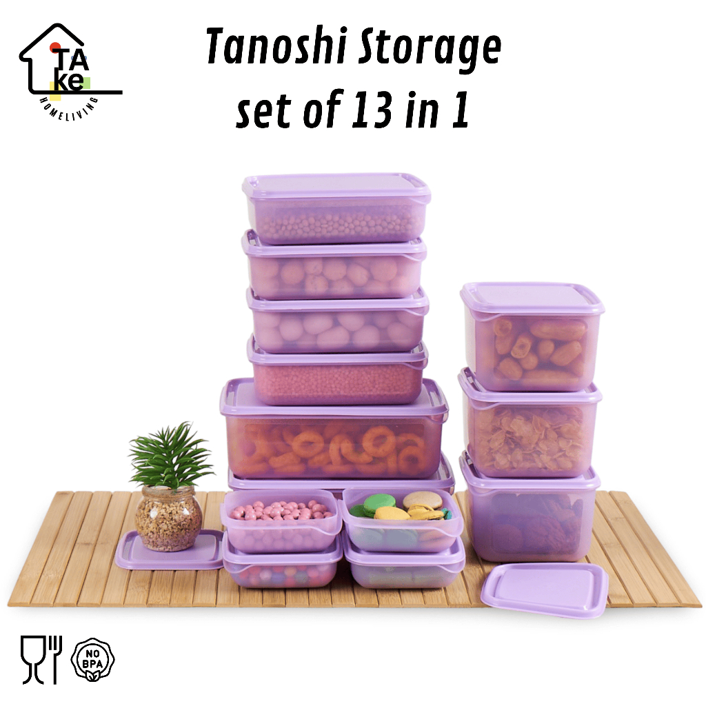 Take.Homeliving Tanoshi Storage set of 13 in 1.