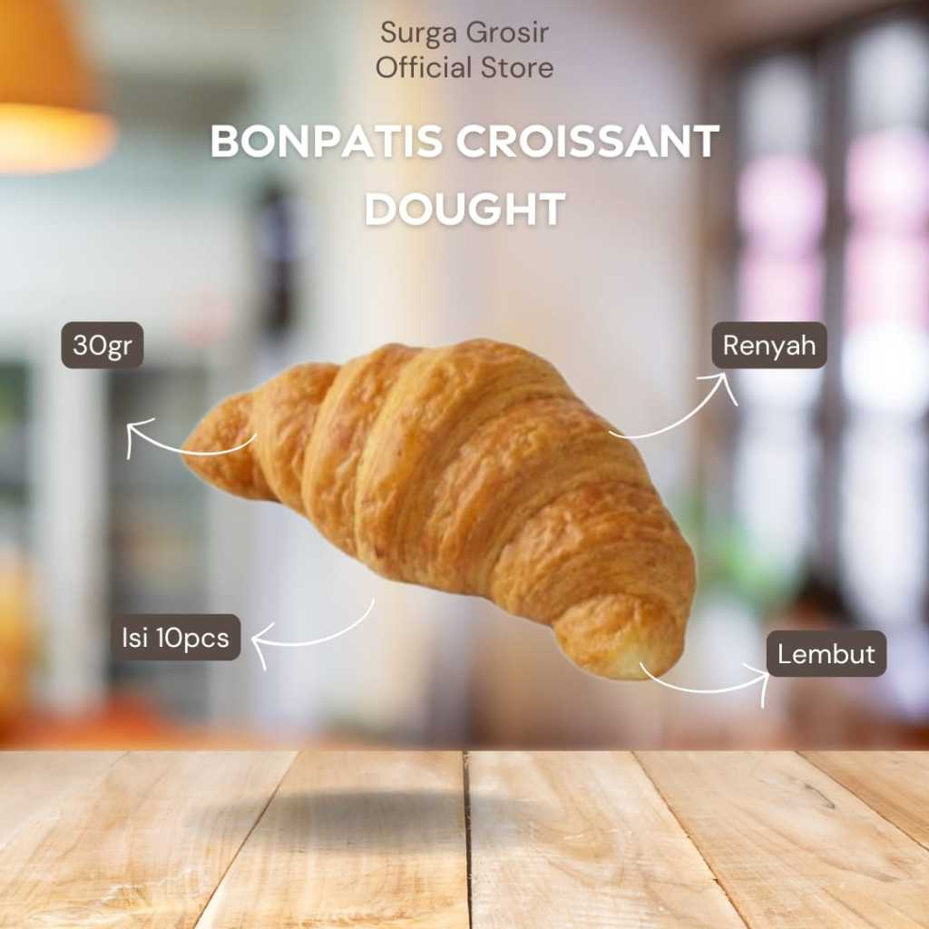 Bonpatis Croisssant Dought Croffle 30gr isi (10pcs)
