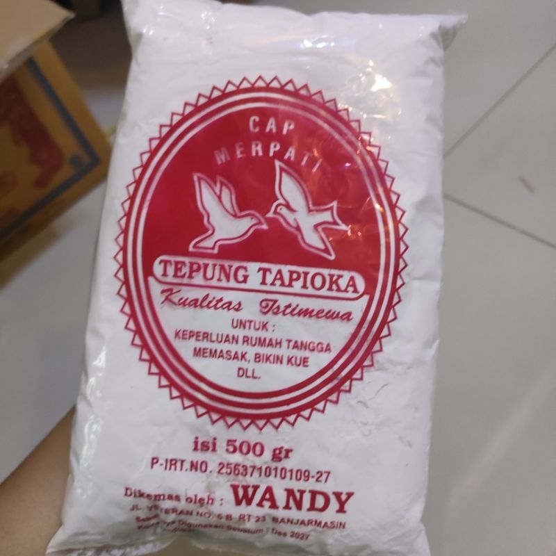 

Tepung Tapioka Cap Merpati 500gr