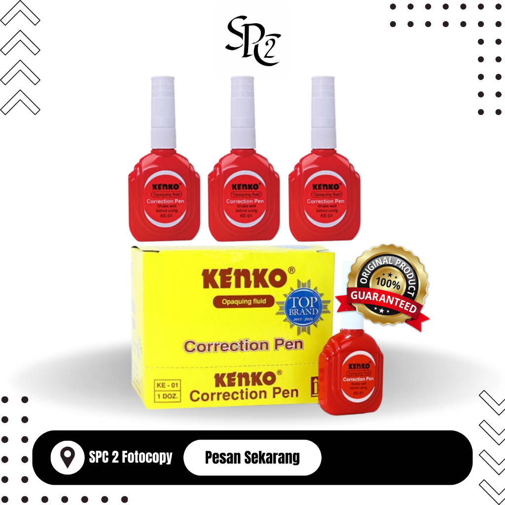 

Correction Fluid / Tipe - x Cair Kenko KE - 01