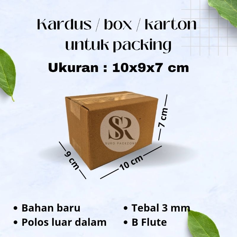 

Kardus Packing Ukuran 10x9x7 cm / Box Packing / Karton Packing Polos Baru dan Tebal