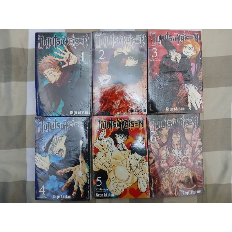 JUAL MURAH MASIH SEGEL MANGA JUJUTSU KAISEN INDO ORIGINAL